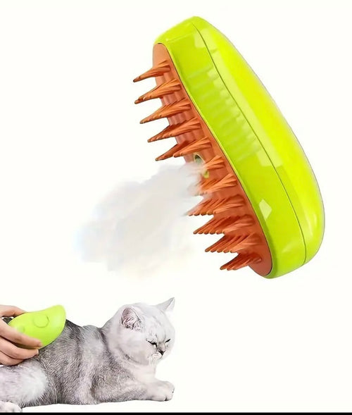 Cepillo a vapor para mascotas 3 en 1